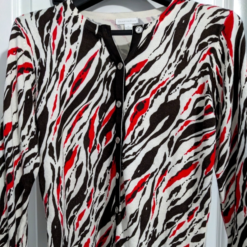 Charter Club 3/4 sleeve cardigan